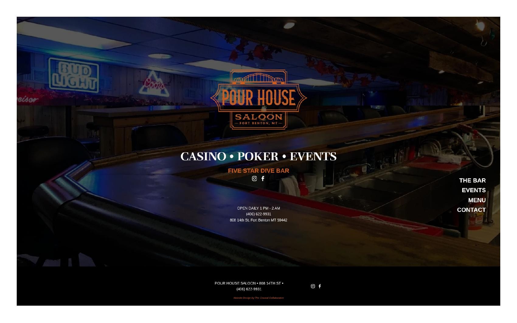 Pour House Saloon website